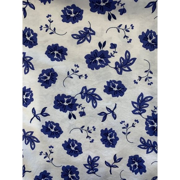 Banana Republic Factory Blue and White Floral Off the Shoulder Top Size XS - Picture 5 of 12